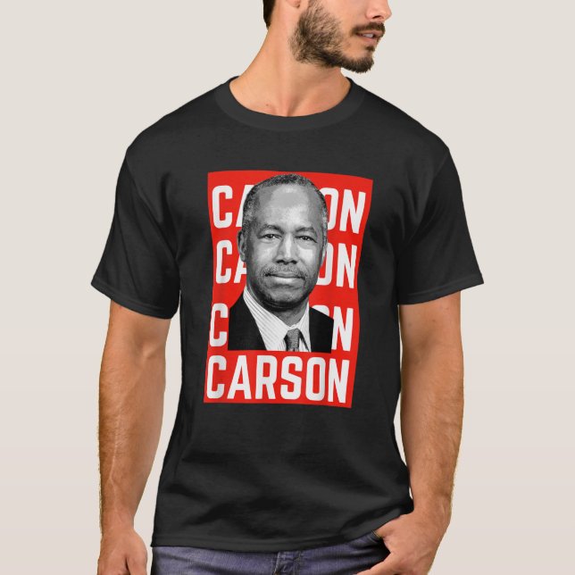 Camiseta Retrato de Ben Carson T Shirt (Anverso)