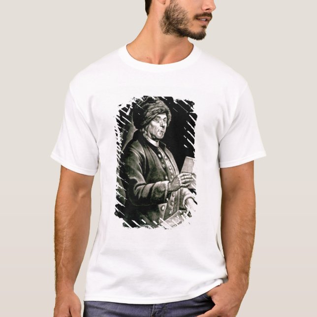 Camiseta Retrato de Benjamin Franklin, 1777 (Anverso)