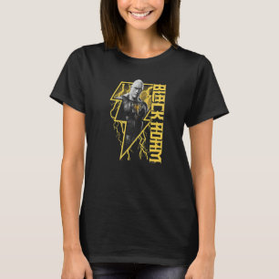 Camiseta Retrato de Black Adam en título de Bolt