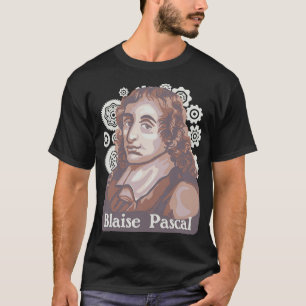 Camiseta Retrato de Blaise Pascal