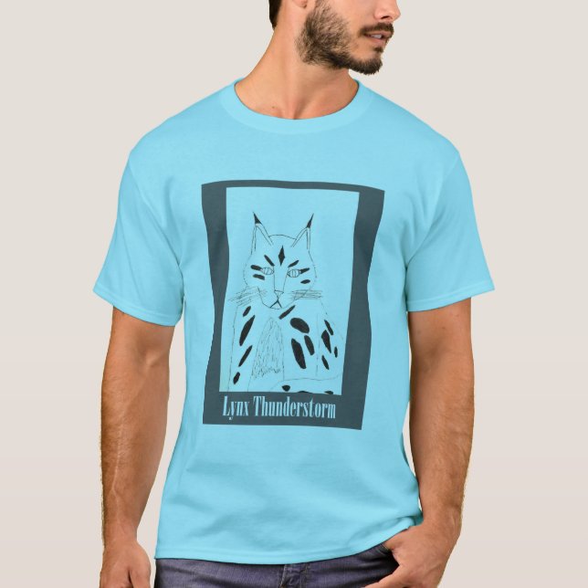 Camiseta Retrato de Blue Lynx (Anverso)