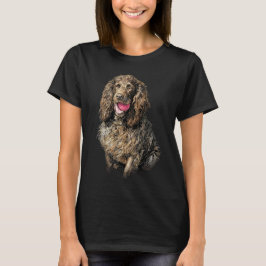 Camiseta Retrato de Boceto Artístico del Boykin Spaniel