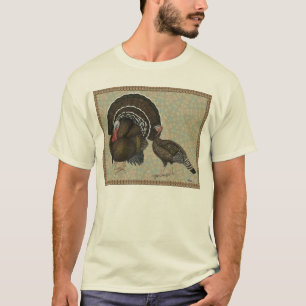 Camiseta Retrato de bronce estándar para pavos