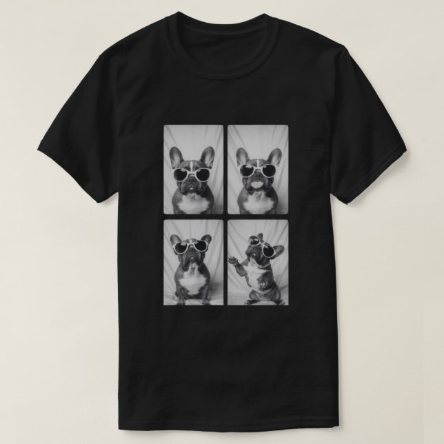Camiseta Retrato de Bulldog francés (Diseño del anverso)