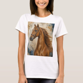 Camiseta Retrato de Caballo