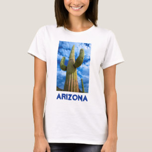 Camiseta retrato de cactus Saguaro, Arizona