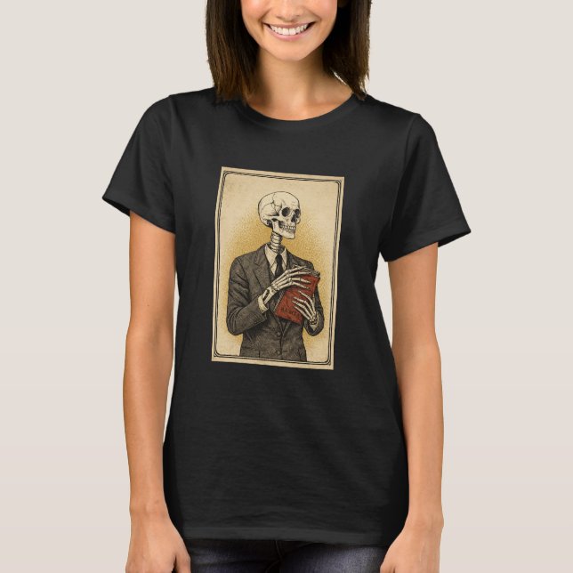 Camiseta Retrato de calavera (Anverso)