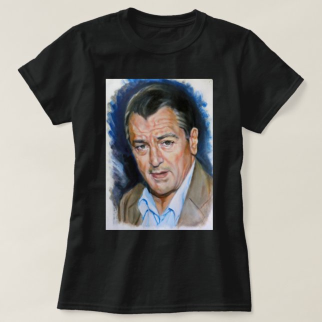 Camiseta Retrato de cantante de arte taxista masculino de 8 (Diseño del anverso)