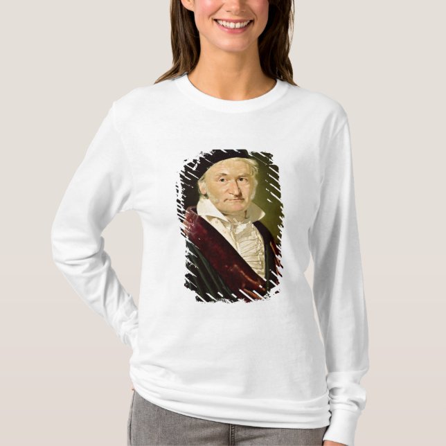 Camiseta Retrato de Carl Friedrich Gauss, 1840 (Anverso)