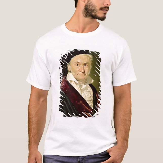 Camiseta Retrato de Carl Friedrich Gauss, 1840 (Anverso)