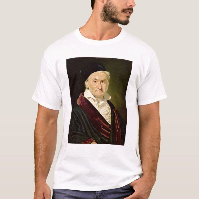 Camiseta Retrato de Carl Friedrich Gauss, 1840 (Anverso)