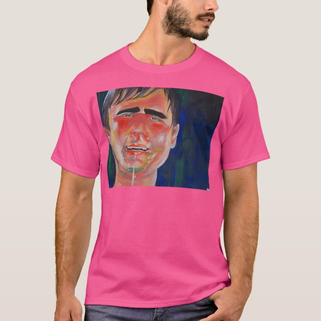 Camiseta Retrato De Casey Tatum Tim Y Eric Acrylic (Anverso)