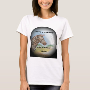 Camiseta Retrato de cebra, Amboseli: el espíritu de la saba