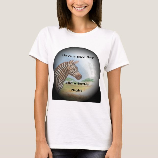 Camiseta Retrato de cebra, Amboseli: el espíritu de la saba (Anverso)