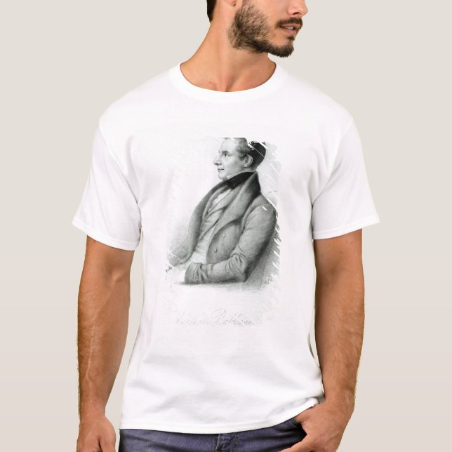 Camiseta Retrato de Charles Babbage 1832 (Anverso)