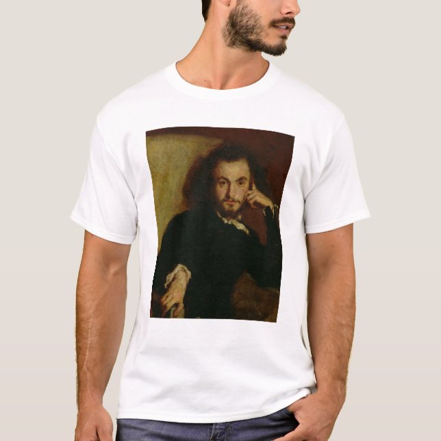Camiseta Retrato de Charles Baudelaire 1844 (Anverso)