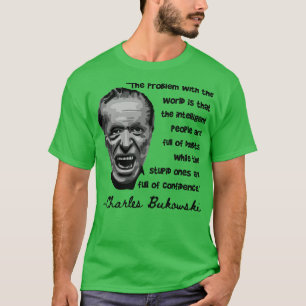 Camiseta Retrato de Charles Bukowski y presupuesto 2