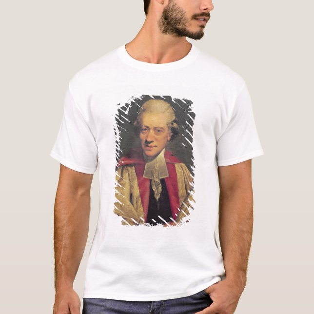 Camiseta Retrato de Charles Burney, c.1781 (Anverso)