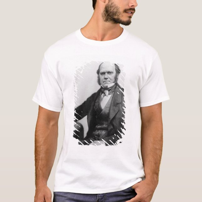 Camiseta Retrato de Charles Darwin, 1854 (Anverso)