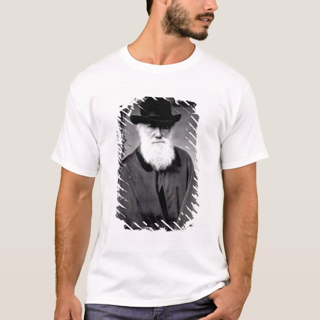 Camiseta Retrato de Charles Darwin 1881 (Anverso)