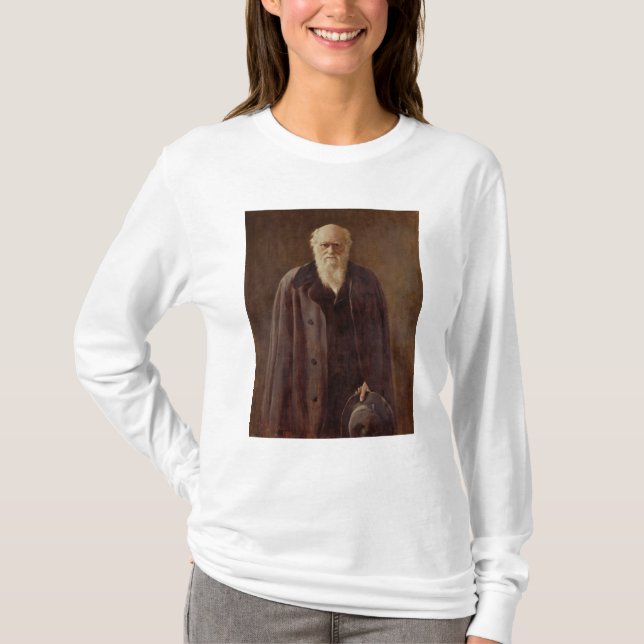Camiseta Retrato de Charles Darwin 1883 (Anverso)