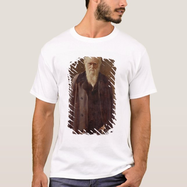 Camiseta Retrato de Charles Darwin 1883 (Anverso)