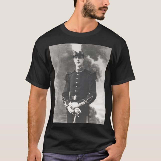 Camiseta Retrato de Charles De Gaulle (Anverso)