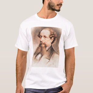 Camiseta Retrato de Charles Dickens, 1869