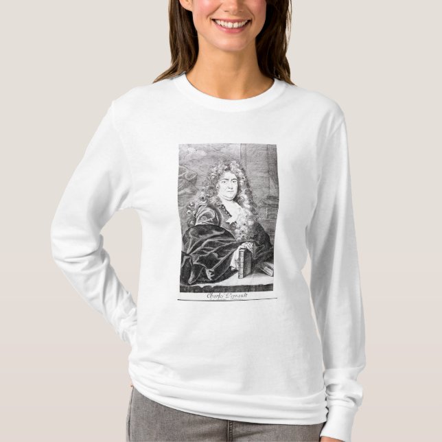Camiseta Retrato de Charles Perrault (Anverso)