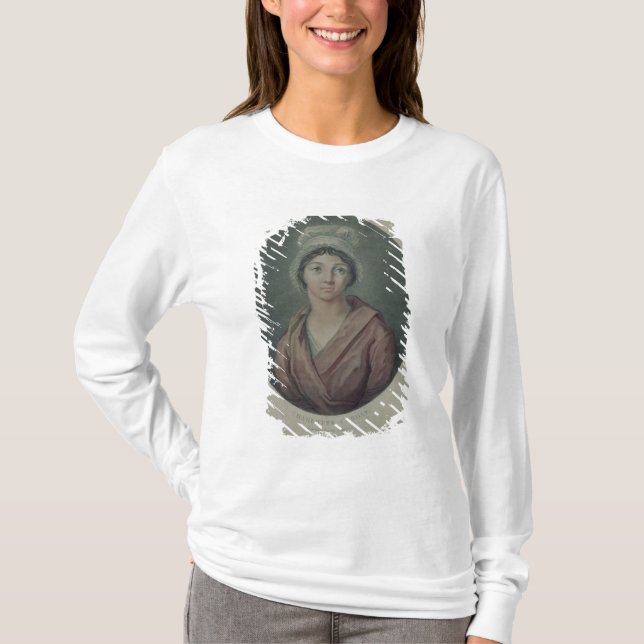 Camiseta Retrato de Charlotte Corday después de 1793 (Anverso)