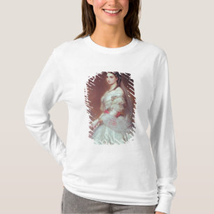 Camiseta Retrato de Charlotte de Saxe-Cobourg-Gotha