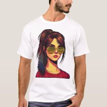 Retrato de chica estilizada