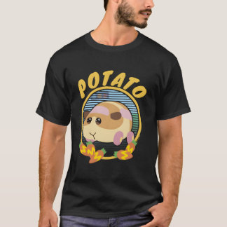 Camiseta Retrato de circulo de patata de coche moluso de Pu