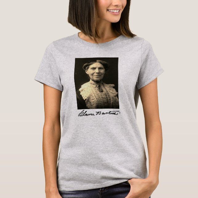 Camiseta Retrato de Clara Barton (Anverso)