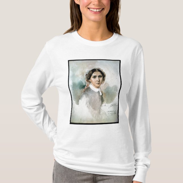 Camiseta Retrato de Clara Schumann 1853 (Anverso)