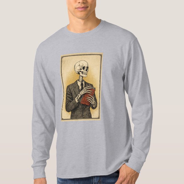 Camiseta Retrato de cráneo (Anverso)