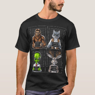 Camiseta Retrato de Críptidos