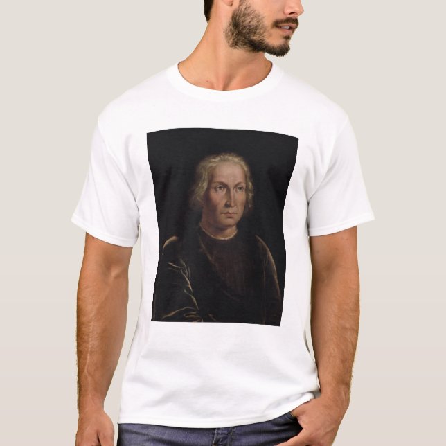 Camiseta Retrato de Cristóbal Colón (Anverso)