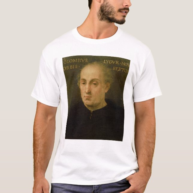 Camiseta Retrato de Cristóbal Colón (Anverso)