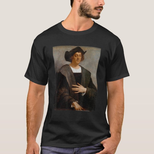 Camiseta Retrato de Cristóbal Colón (Anverso)