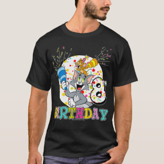 Camiseta Retrato De Cumpleaños De Tom Y Jerry