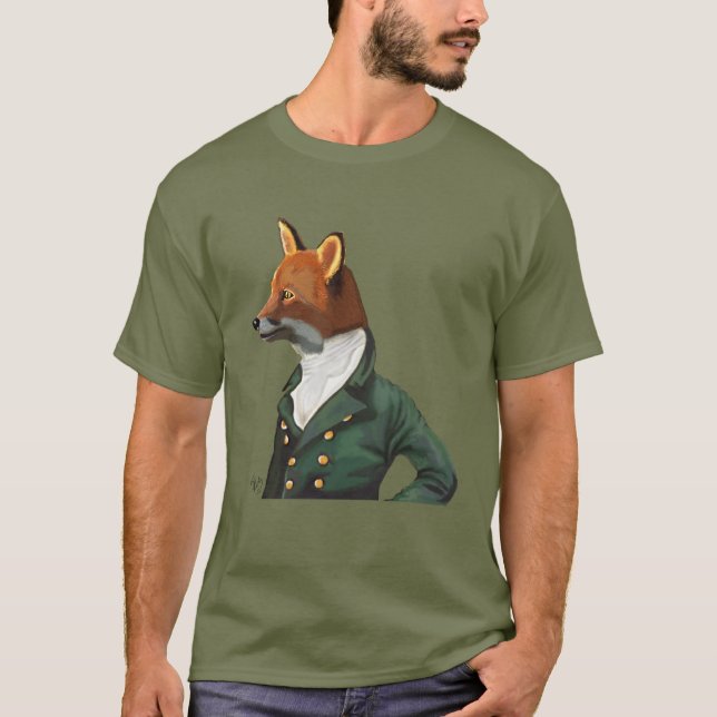 Camiseta Retrato de Dandy Fox (Anverso)