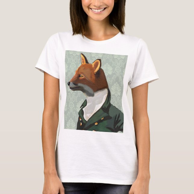 Camiseta Retrato de Dandy Fox 2 (Anverso)