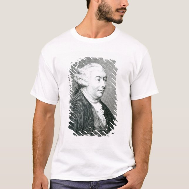 Camiseta Retrato de David Hume (Anverso)
