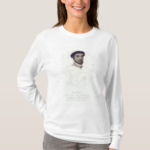 Camiseta Retrato de David Rizio, una original pintada