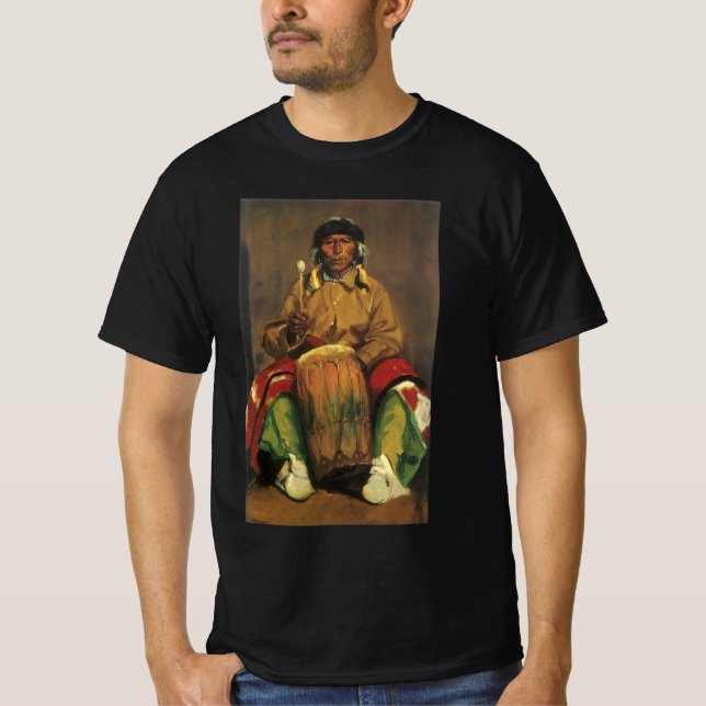 Camiseta Retrato de Dieguito Roybal por Robert Henri (Anverso)
