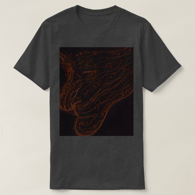 Camiseta Retrato de dios del fuego (Diseño del anverso)