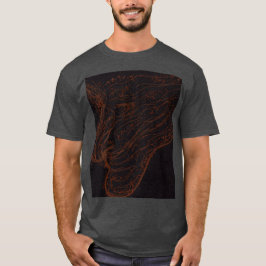 Camiseta Retrato de dios del fuego