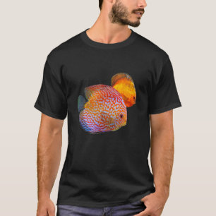 Camiseta Retrato de Discus Fish Ocean Fishes Shirt
