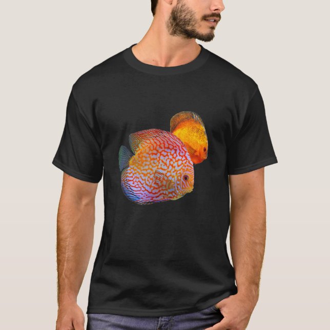 Camiseta Retrato de Discus Fish Ocean Fishes Shirt (Anverso)